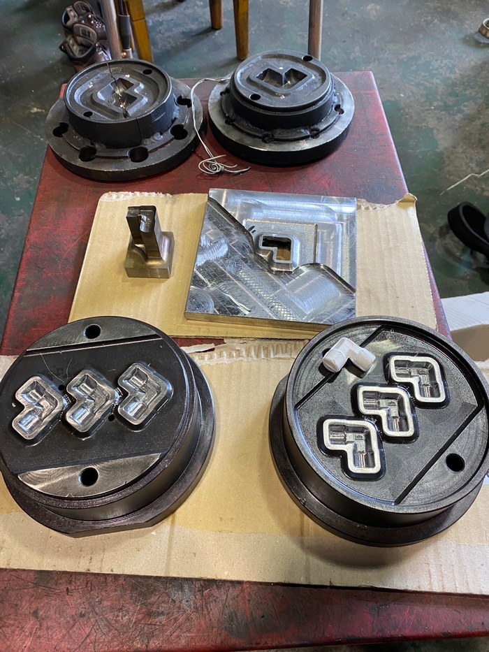 It is a mold for forged fitting Elbow